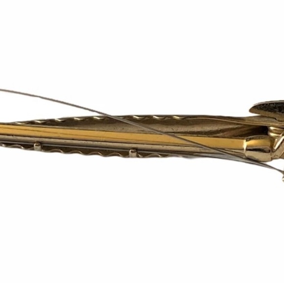 Vintage Mens Hickok Tie Clip Fly Fishing - Picture 2 of 6